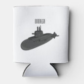 Rafraîchisseur Pour Canette Illustration sous-marine (Devant)