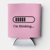 Rafraîchisseur Pour Canette I'm Thinking... Loading Progress Bar Pink Minimali (Devant)