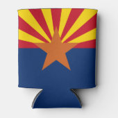 Rafraîchisseur Pour Canette Image du drapeau de l'État de l'Arizona (Devant)