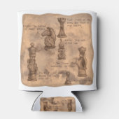 Rafraîchisseur Pour Canette Imaginaire Chessmen (Dos)