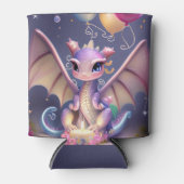 Rafraîchisseur Pour Canette Imaginaire Cute Kawaii bébé dragon (Devant)