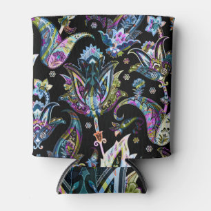 Rafraîchisseur Pour Canette Imaginaire Floral Paisley : Ornement sans joint