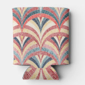 Rafraîchisseur Pour Canette Impression brodée ondulée bohème sans soudure. (Dos)