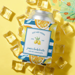 Rafraîchisseur Pour Canette Impression citron   Enterrement de vie de jeune fi