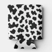 Rafraîchisseur Pour Canette Impression cuir de vache noir et blanc (Dos)