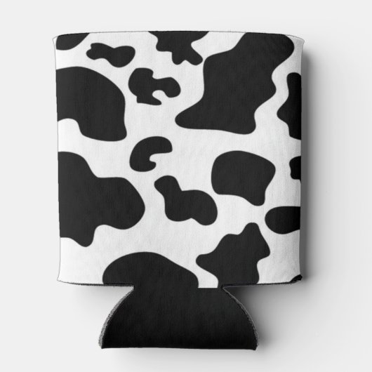 Rafraîchisseur Pour Canette Impression de vache noire et blanche (Dos)
