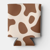 Rafraîchisseur Pour Canette Impression de vache rose et Brown (Devant)