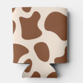 Rafraîchisseur Pour Canette Impression de vache rose et Brown (Dos)