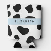Rafraîchisseur Pour Canette Impression De Vache, Spots De Vache, Noir Et Blanc (Dos)