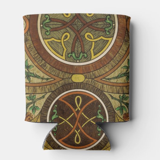 Rafraîchisseur Pour Canette Impression décorative ancienne en bois (Dos)