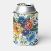 Rafraîchisseur Pour Canette Impression florale d'aquarelle de printemps (Can Dos)