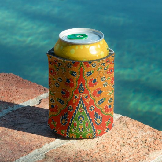 Rafraîchisseur Pour Canette Impression florale persane décorative (Piscine in situ)