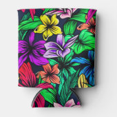 Rafraîchisseur Pour Canette Impression hawaïenne (Devant)