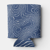 Rafraîchisseur Pour Canette Impression topographique biologique de la ligne te (Dos)