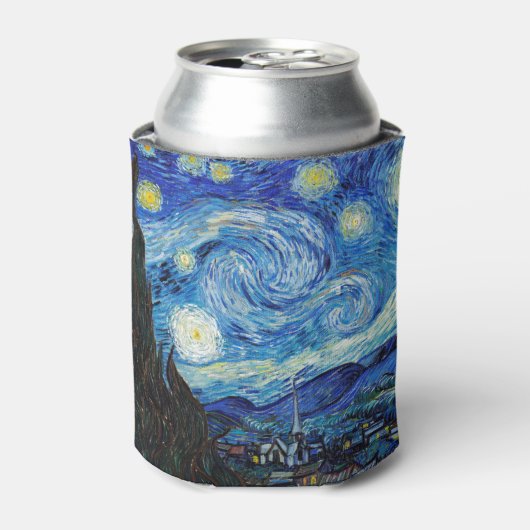 Rafraîchisseur Pour Canette Impressionnisme Vincent Van Gogh Starry Starry Nui (Can devant)