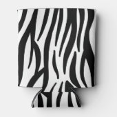 Rafraîchisseur Pour Canette imprimé zèbre noir blanc (Devant)