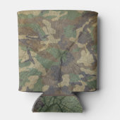 Rafraîchisseur Pour Canette Imprimer le grain de bois vert de l'Armée et le ca (Dos)