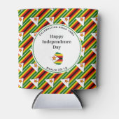 Rafraîchisseur Pour Canette INDÉPENDANCE DU ZIMBABWE | Zimbabwe patriotique (Devant)