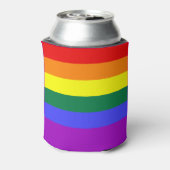 Rafraîchisseur Pour Canette Indicateur de la fierté arc-en-ciel (Can Dos)