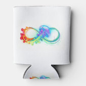 Rafraîchisseur Pour Canette Infinity avec Rainbow Jellyfish (Devant)