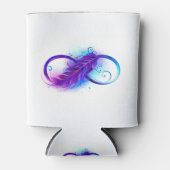 Rafraîchisseur Pour Canette Infinity with purple feather (Devant)