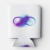 Rafraîchisseur Pour Canette Infinity with purple feather (Dos)