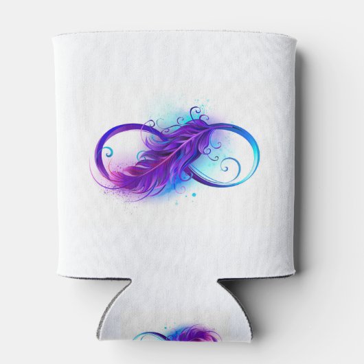 Rafraîchisseur Pour Canette Infinity with purple feather (Dos)