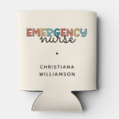 Rafraîchisseur Pour Canette Infirmière d'urgence sur mesure infirmière infirmi (Dos)