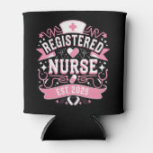 Rafraîchisseur Pour Canette Infirmière inscrite Est 2025 Infirmière (Devant)