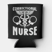 Rafraîchisseur Pour Canette Infirmière pénitentiaire (Devant)