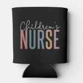 Rafraîchisseur Pour Canette Infirmière pour enfants | Retro Infirmière pour en (Dos)