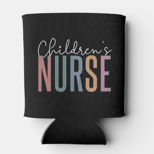 Rafraîchisseur Pour Canette Infirmière pour enfants | Retro Infirmière pour en (Dos)