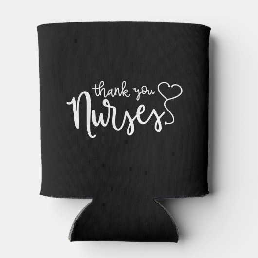 Rafraîchisseur Pour Canette Infirmières Mercis | Script fantaisie (Dos)