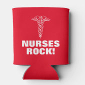 Rafraîchisseur Pour Canette INFIRMIÈRES ROCK peut refroidir pour les infirmièr (Dos)