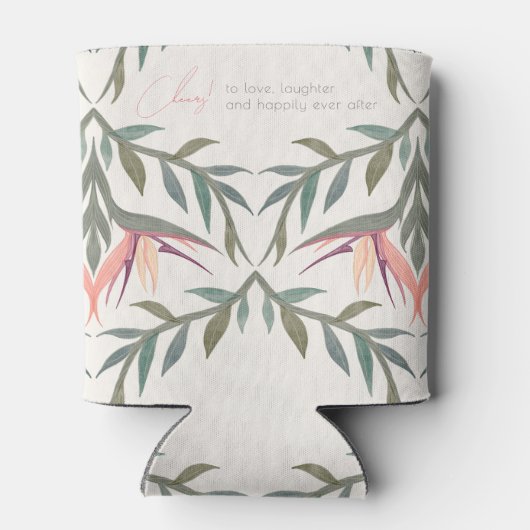 Rafraîchisseur Pour Canette Inséparables au Paradis Personnalisé (Dos)