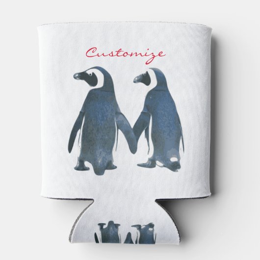 Rafraîchisseur Pour Canette Inséparables Penguin Couple Thunder_Cove (Dos)