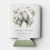 Rafraîchisseur Pour Canette Inséparables romantiques mignons Mariage de couron (Dos)