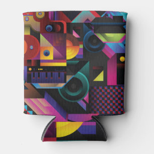 Rafraîchisseur Pour Canette Instruments de musique : Art Vintage coloré