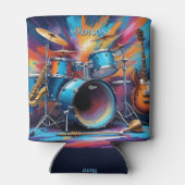 Rafraîchisseur Pour Canette Instruments de musique de nom personnalisé (Dos)