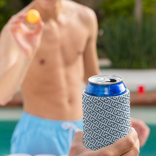 Rafraîchisseur Pour Canette Intersecter le Motif Alphabet E