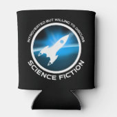 Rafraîchisseur Pour Canette Introverted Mais Prêt À Discuter De Science-Fictio (Dos)