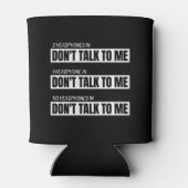 Rafraîchisseur Pour Canette Introvertir Mèmes - Blagues Humours sarcastiques - (Dos)