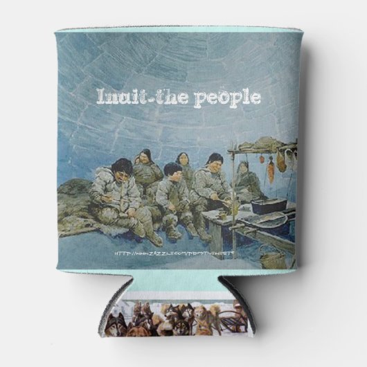 Rafraîchisseur Pour Canette "Inuit-le peuple" (Devant)