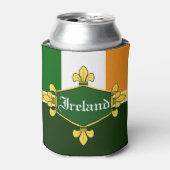 Rafraîchisseur Pour Canette Irlande Drapeau national, Customiser le nom (Can devant)