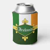Rafraîchisseur Pour Canette Irlande Drapeau national, Customiser le nom (Can Dos)