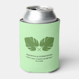 Rafraîchisseur Pour Canette "Island Charm" Custom Green Can Cooler avec Monste