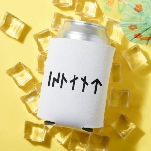Rafraîchisseur Pour Canette Islande ᛁᛋᛚᛅᚾᛏ ~ Runes Futhark jeune