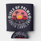 Rafraîchisseur Pour Canette Isle of Palms SC Retro Sunset Souvenirs 80s (Dos)