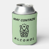Rafraîchisseur Pour Canette Isolant de Canette "Peut Contenir de l'Alcool" - D (Can devant)