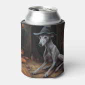 Rafraîchisseur Pour Canette Italien Greyhound Citrouille Halloween effrayant (Can devant)